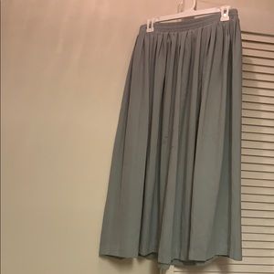 Mint Green Maxi Skirt